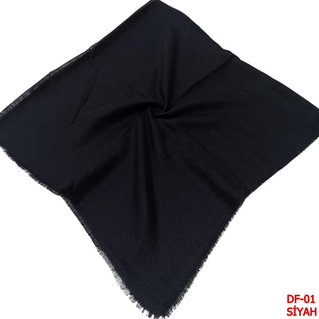 Kampanyalı Düz Renk Flamlı Eşarp(DF-01)