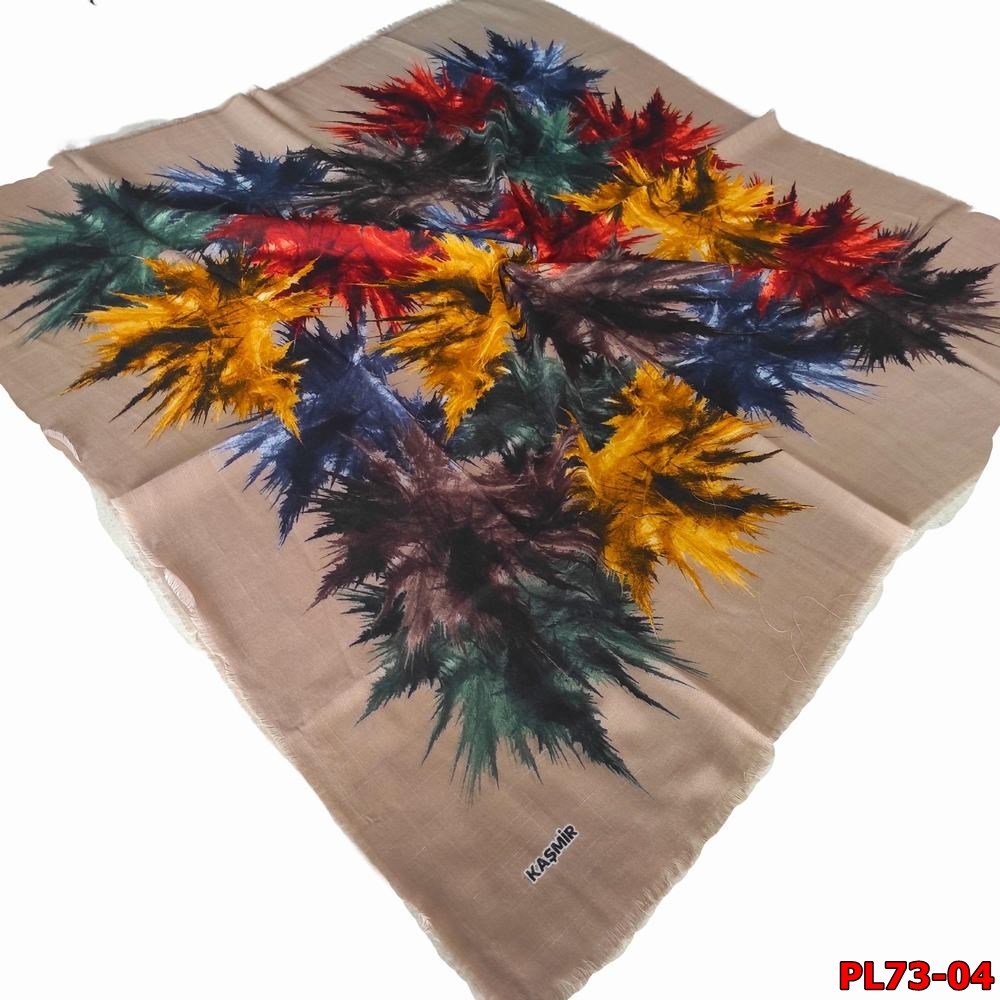 Kampanyalı Kaşmir Flamlı Eşarp (PL73-04)