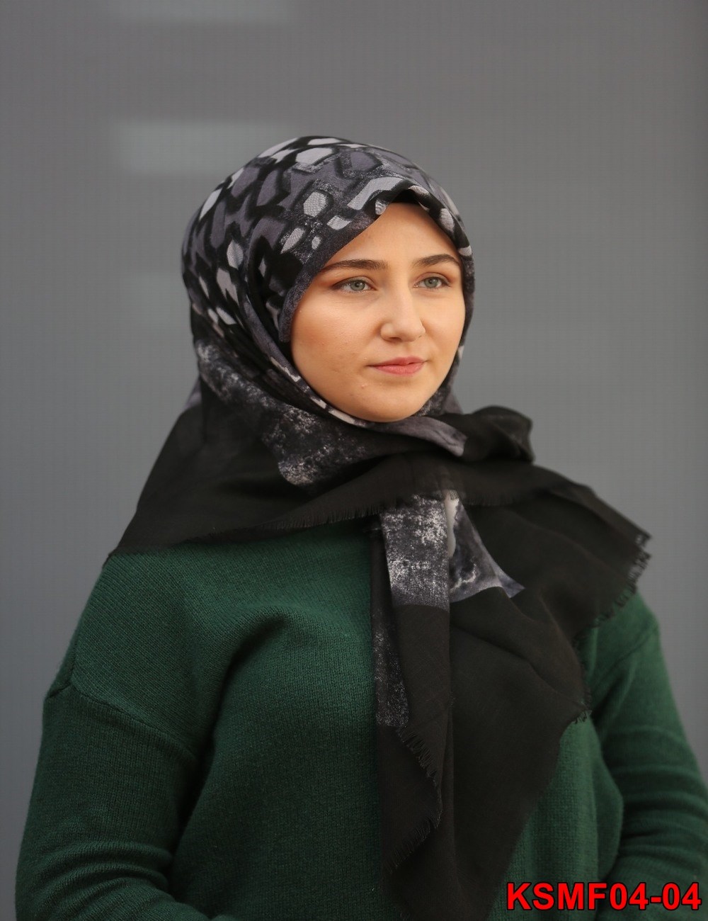 Kaşmir Flamlı Eşarp(04-04)