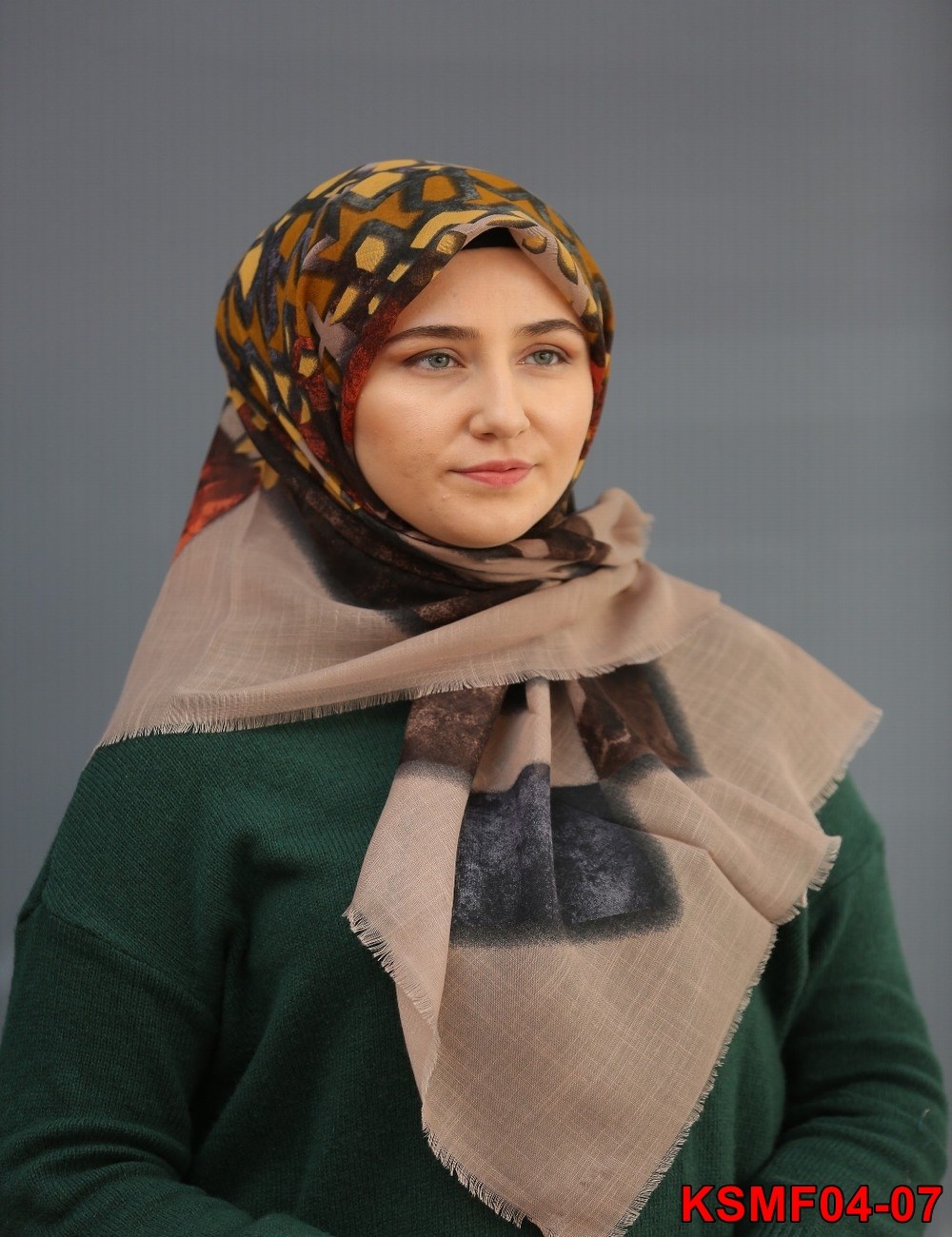 Kaşmir Flamlı Eşarp(04-07)