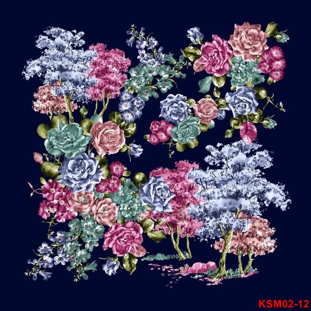 Kaşmir İpek Yazma (ksm02-12)