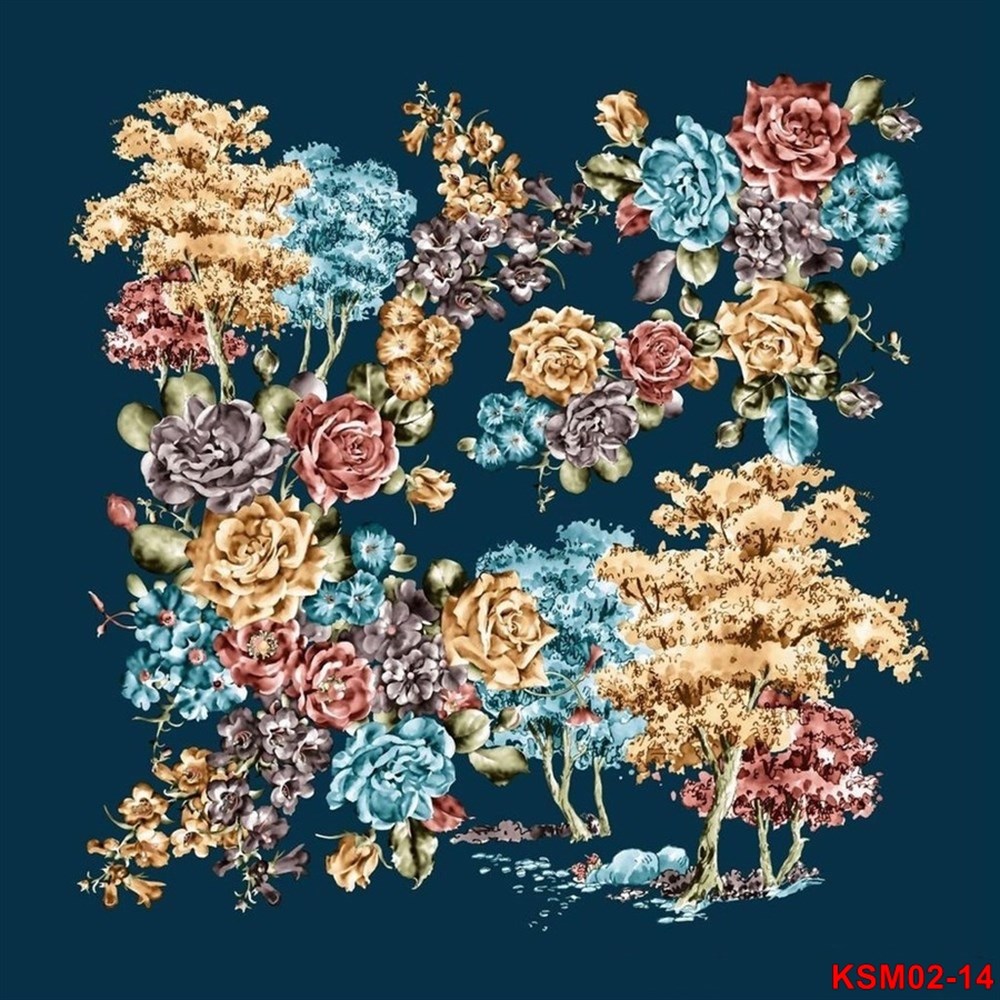 Kaşmir İpek Yazma (ksm02-14)