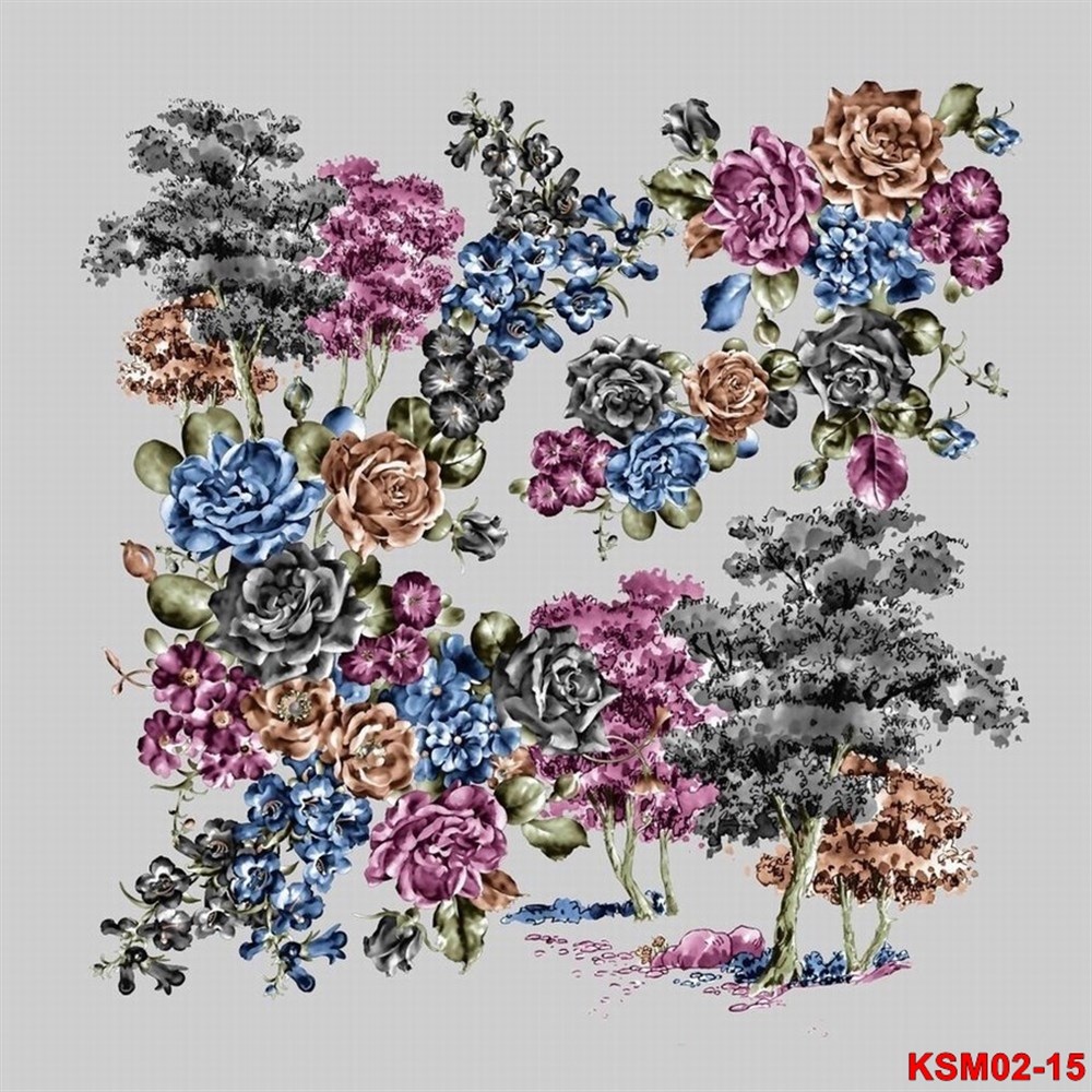 Kaşmir İpek Yazma (ksm02-15)