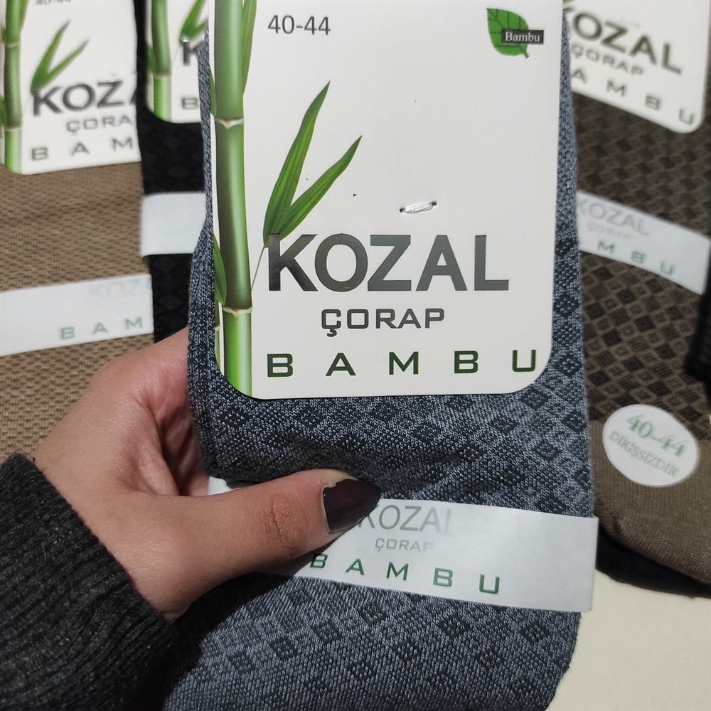 Kozal Erkek Bambu Çorap (KZL01-03)