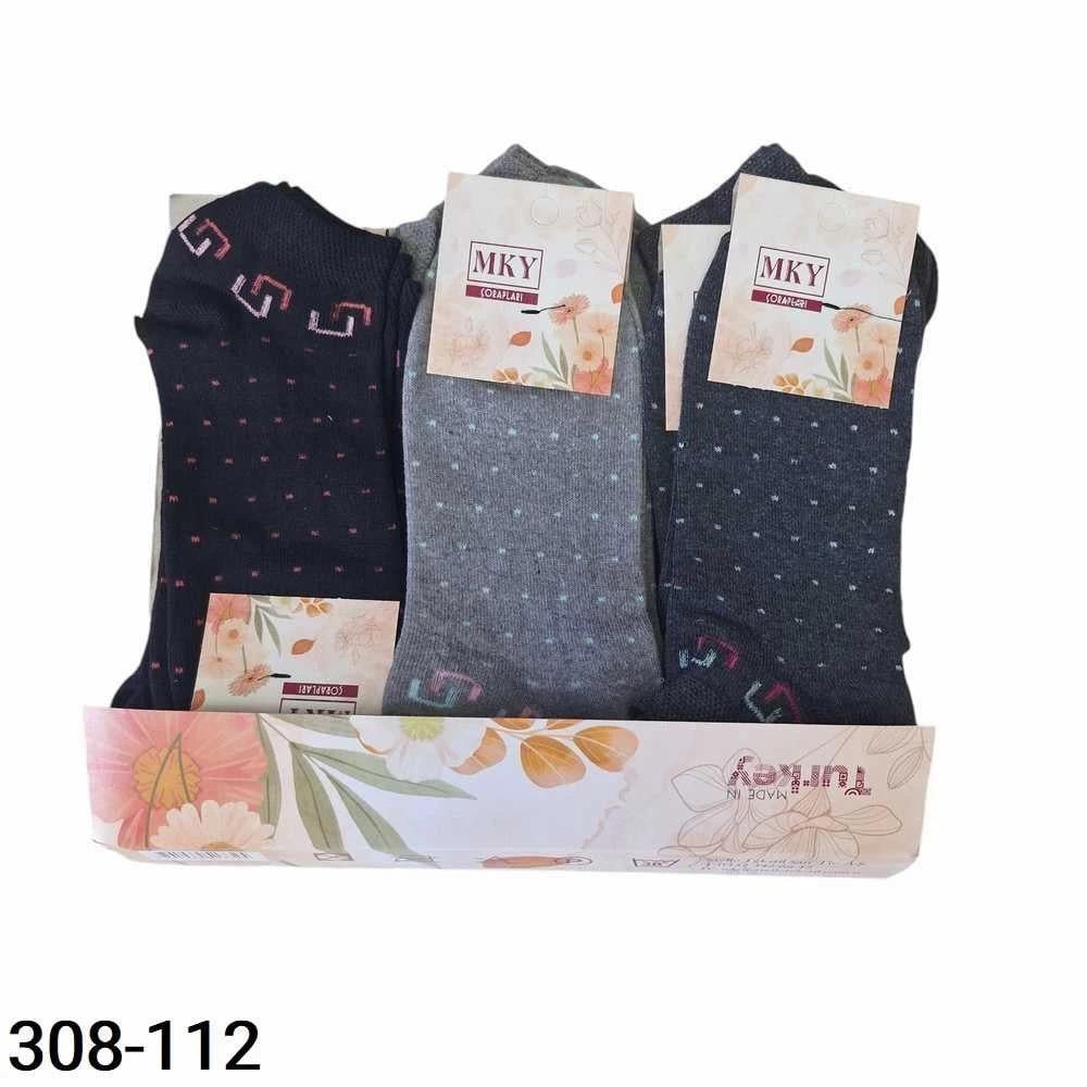 MKY Bayan Soket Çorap (12 Çift) 308-112