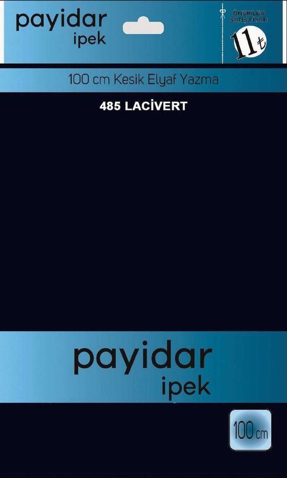 Payidar Düz Renk Poşetli Yazma(Lacivert)485
