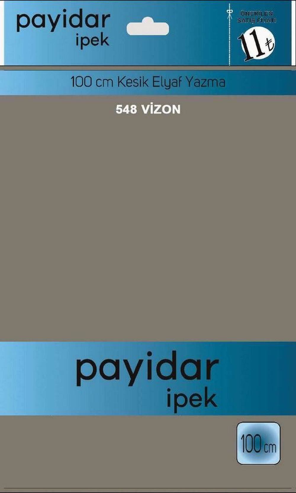 Payidar Düz Renk Poşetli Yazma(Vizon)548