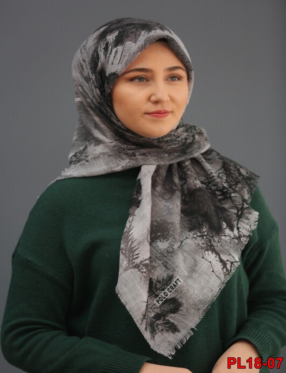 Polo Craft Flamlı Coton Eşarp(18-07)