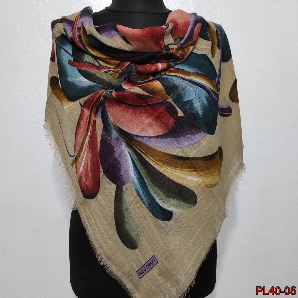Polo Craft Flamlı Coton Eşarp(40-05)