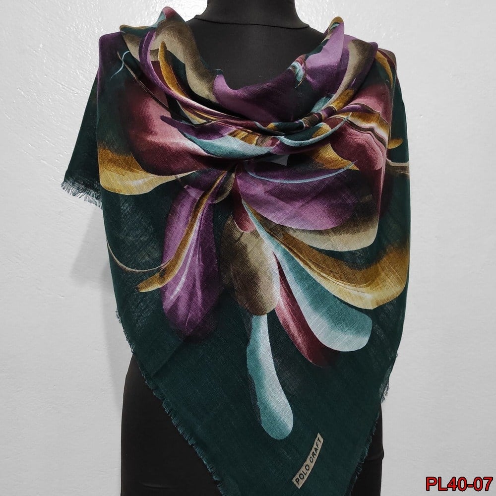 Polo Craft Flamlı Coton Eşarp(40-07)