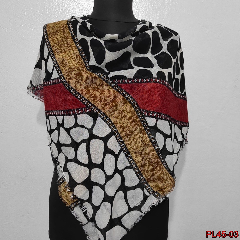 Polo Craft Flamlı Coton Eşarp(45-03)