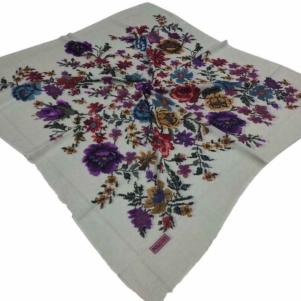 Polo İst Flamlı Keten Eşarp (PL70-07)