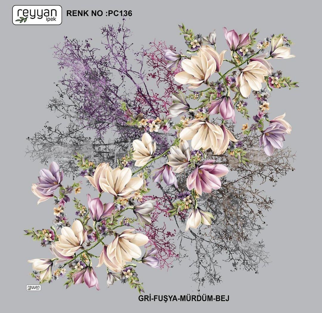 Reyyan İpek Oyalık Yazma(194-PC136)