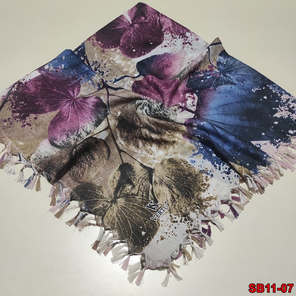 Vertu Boncuklu Cotton Eşarp(sb11-07)