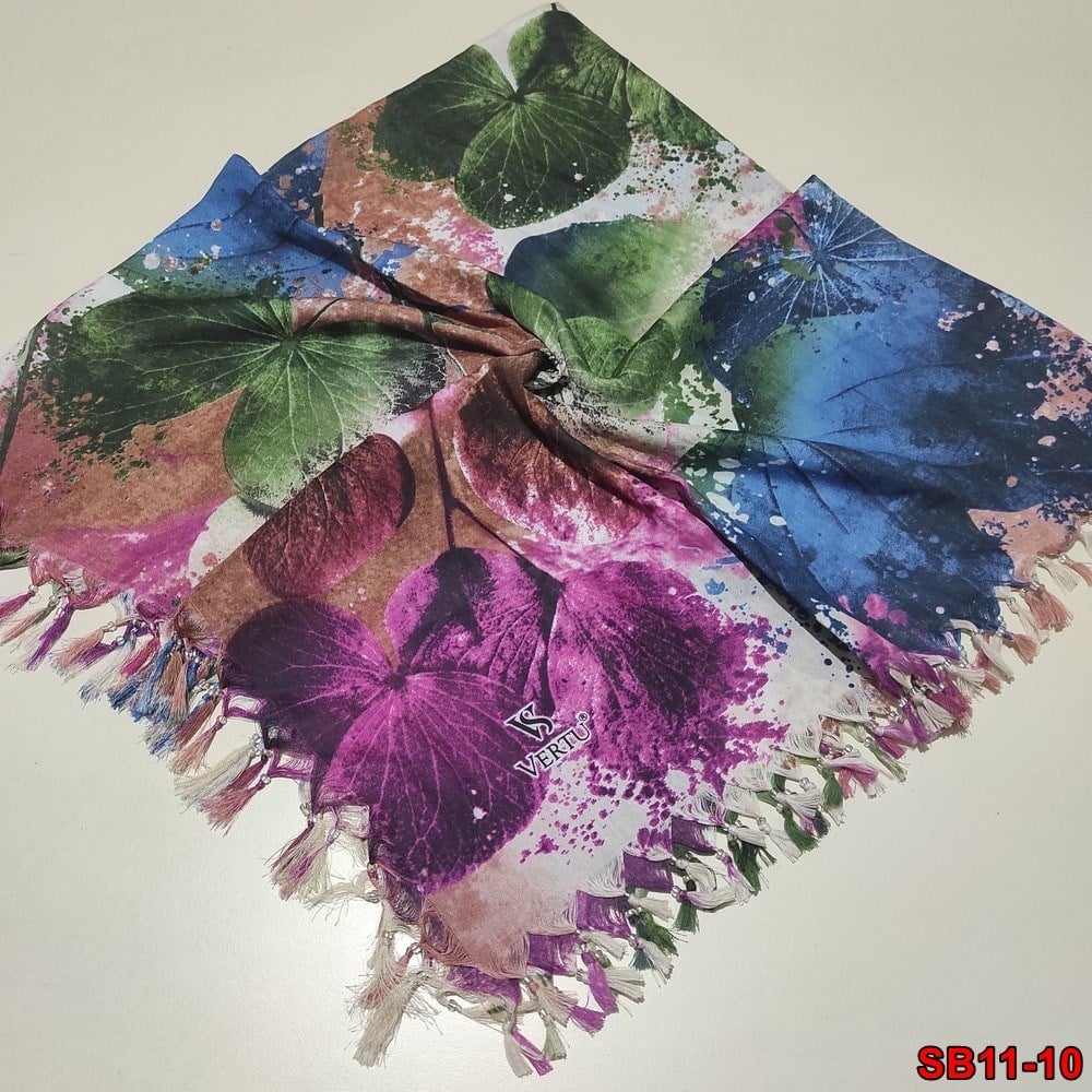 Vertu Boncuklu Cotton Eşarp(sb11-10)