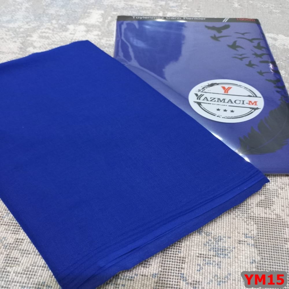 Yazmacım Düz Renk Poşetli Yazma(YM15)
