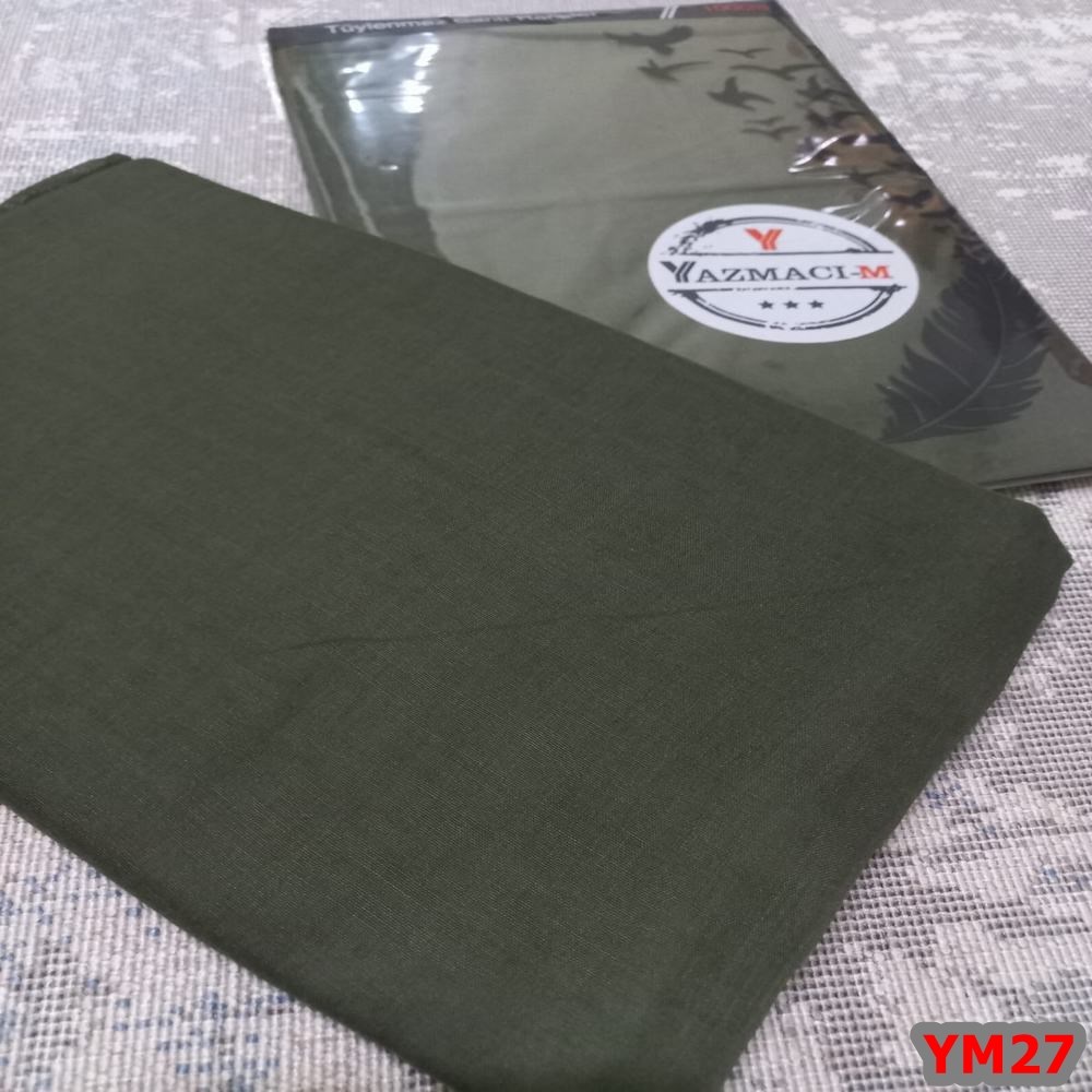 Yazmacım Düz Renk Poşetli Yazma(YM27)