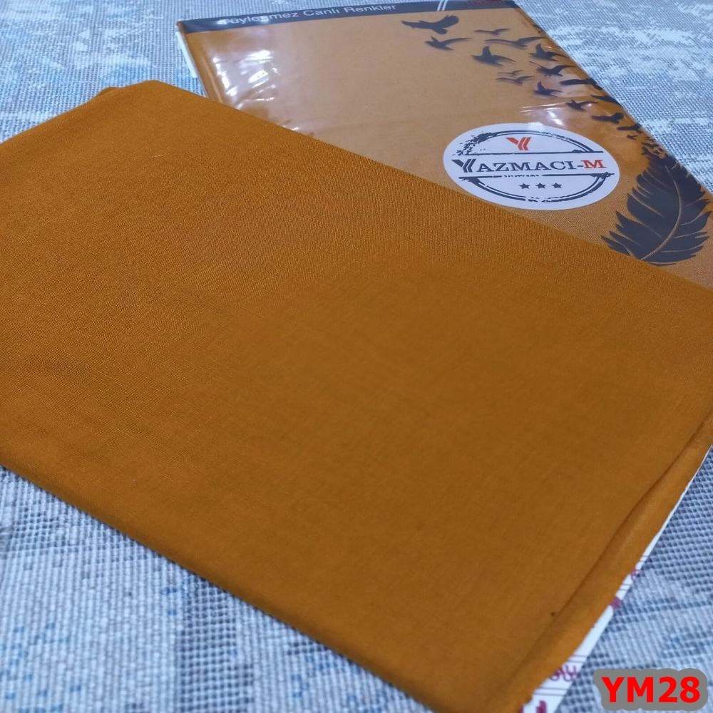 Yazmacım Düz Renk Poşetli Yazma(YM28)