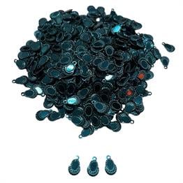 Pleksi Oya İşleme Pulu Hürrem Küpe Pul 50 gr. Petrol Mavisi (pul06-14)