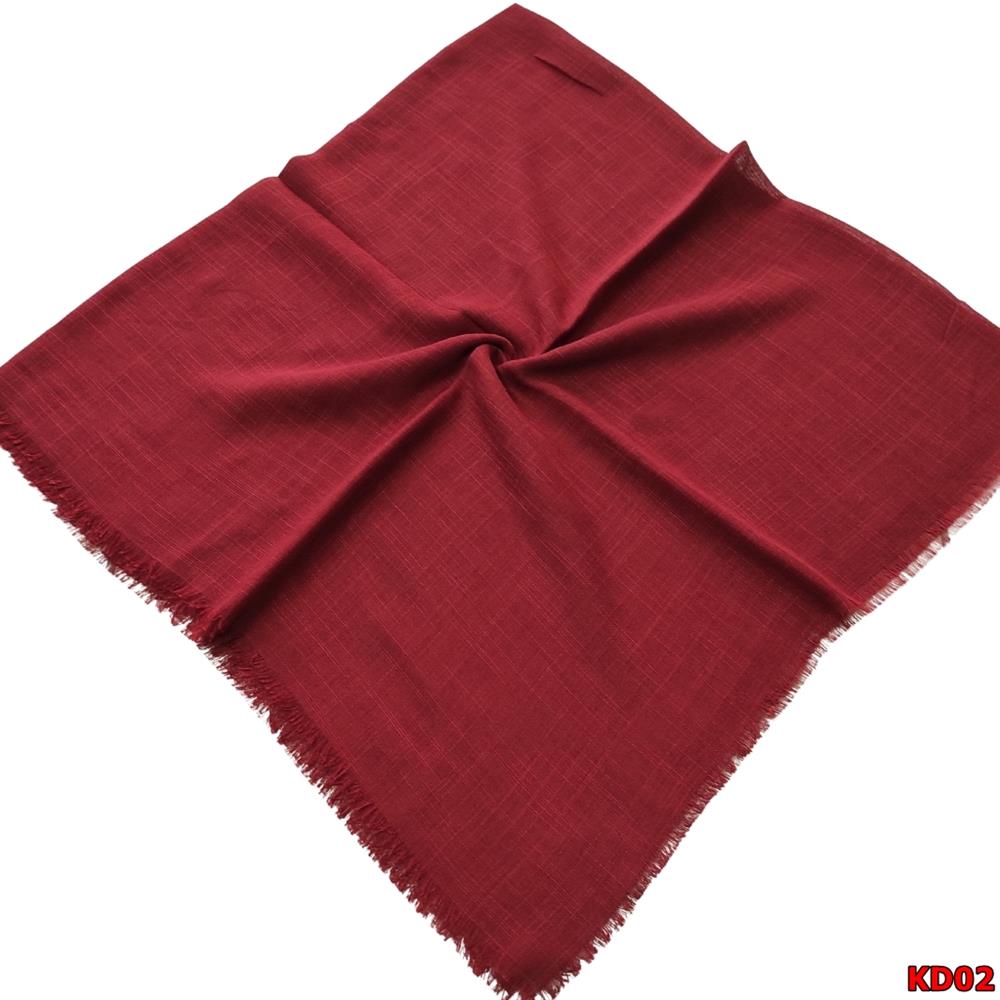  Kampanyalı Düz Renk  Flamlı  Eşarp(KD02)