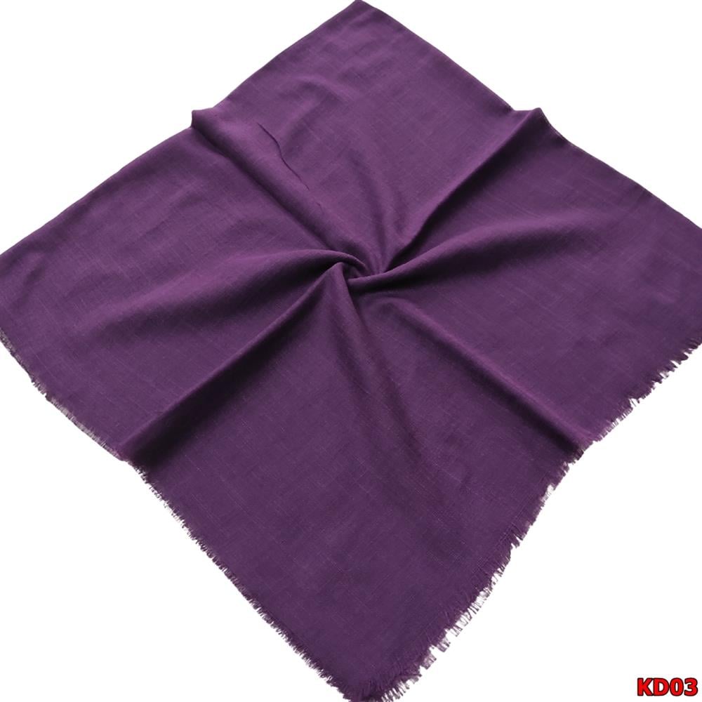  Kampanyalı Düz Renk  Flamlı  Eşarp(KD03)