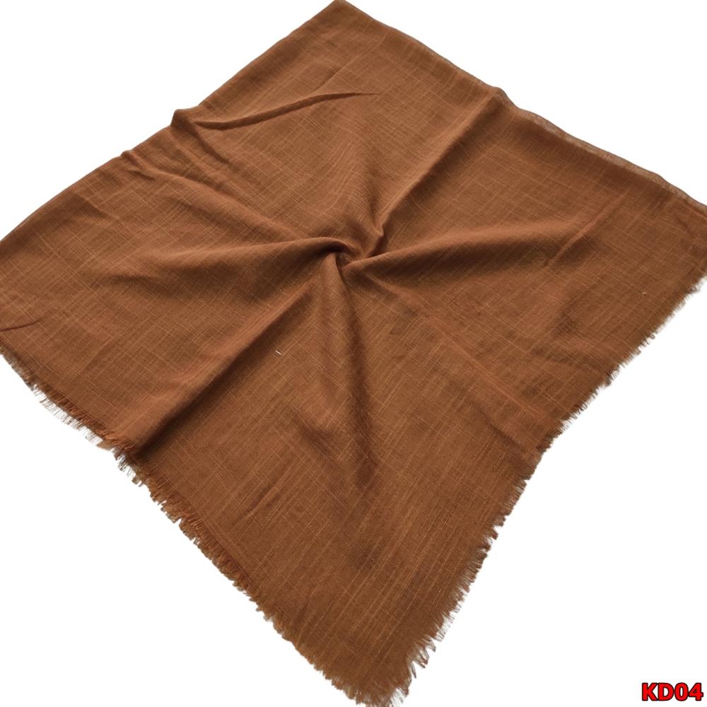  Kampanyalı Düz Renk  Flamlı  Eşarp(KD04)
