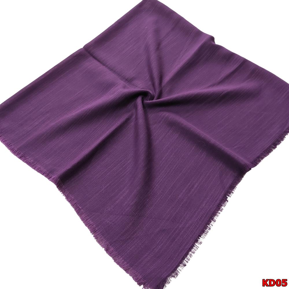  Kampanyalı Düz Renk  Flamlı  Eşarp(KD05)