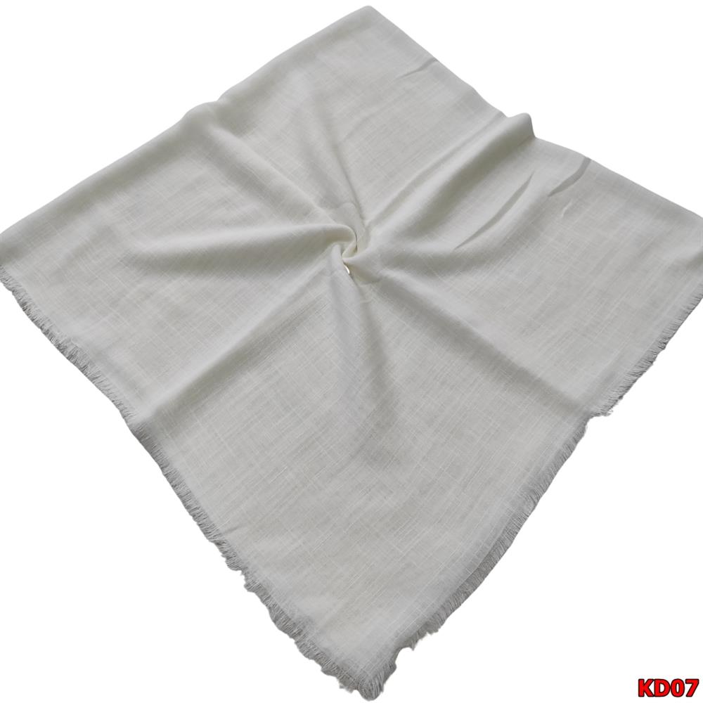  Kampanyalı Düz Renk  Flamlı  Eşarp(KD07)