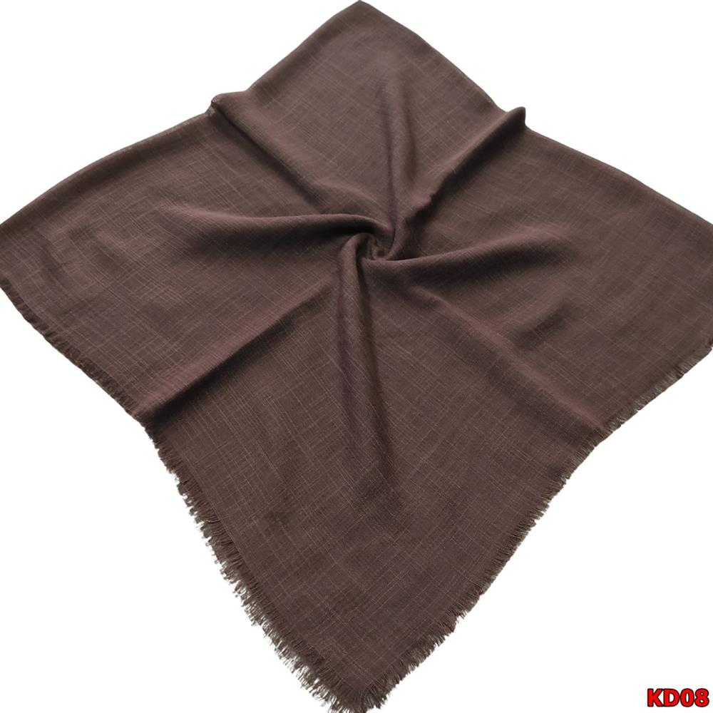  Kampanyalı Düz Renk  Flamlı  Eşarp(KD08)
