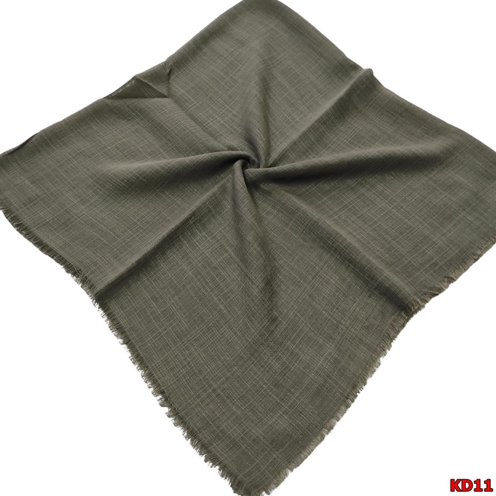  Kampanyalı Düz Renk  Flamlı  Eşarp(KD11)