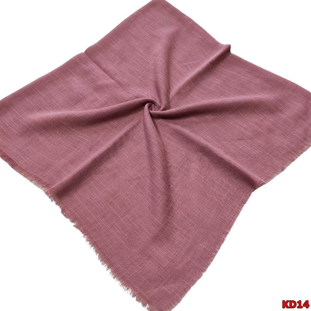 Kampanyalı Düz Renk  Flamlı  Eşarp(KD14)