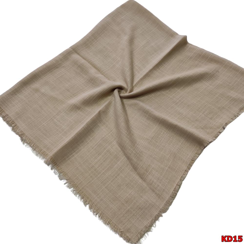  Kampanyalı Düz Renk  Flamlı  Eşarp(KD15)