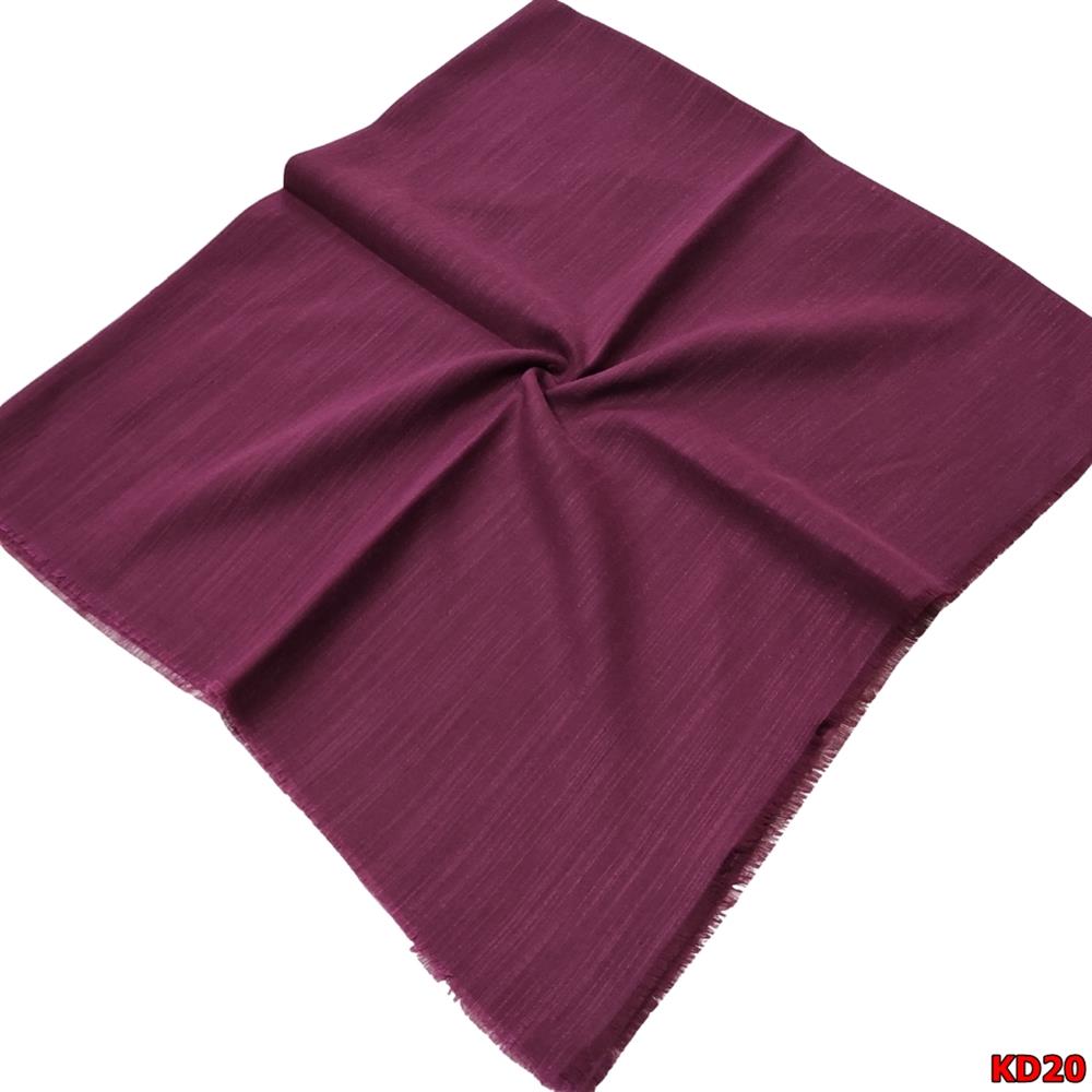  Kampanyalı Düz Renk Flamlı Eşarp(KD20)