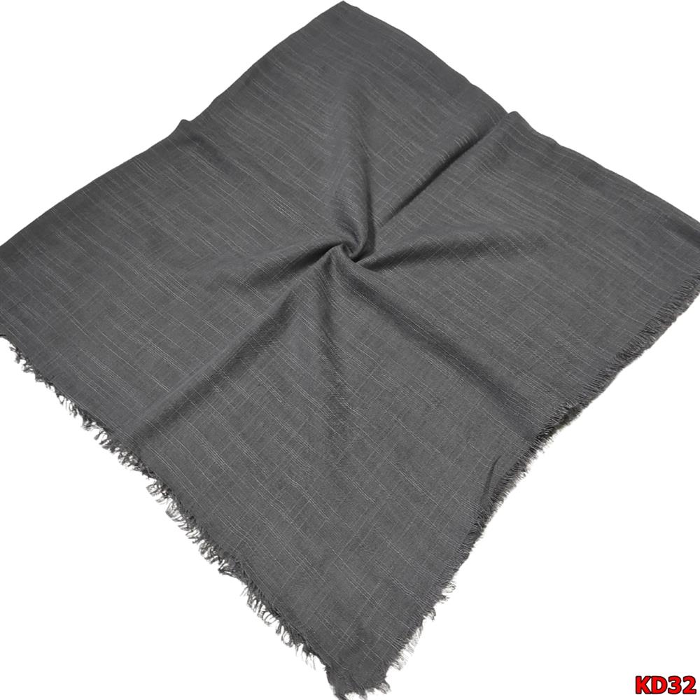  Kampanyalı Düz Renk Flamlı Eşarp(KD32)