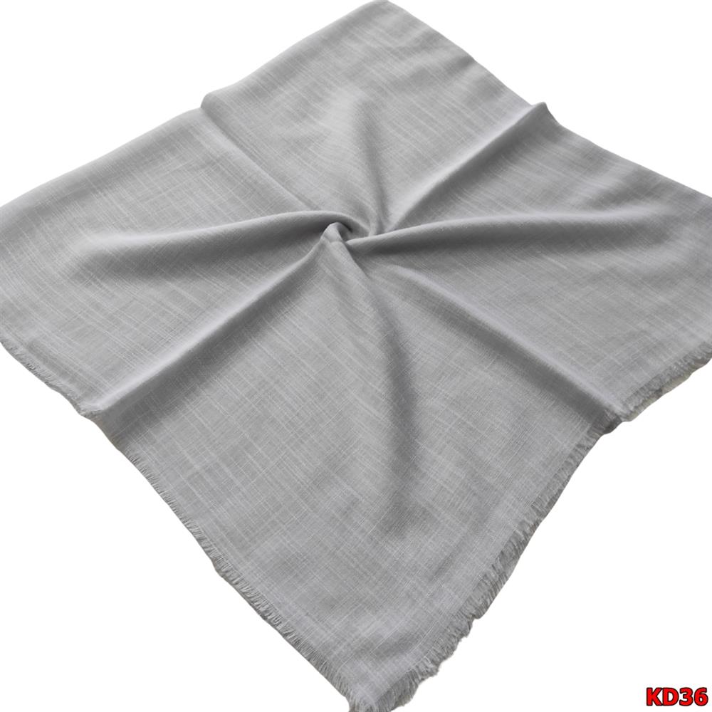  Kampanyalı Düz Renk Flamlı Eşarp(KD36)