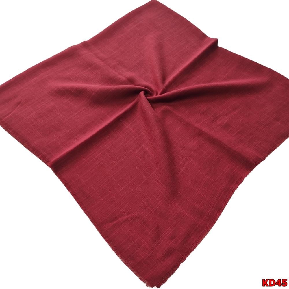  Kampanyalı Düz Renk Flamlı Eşarp(KD45)