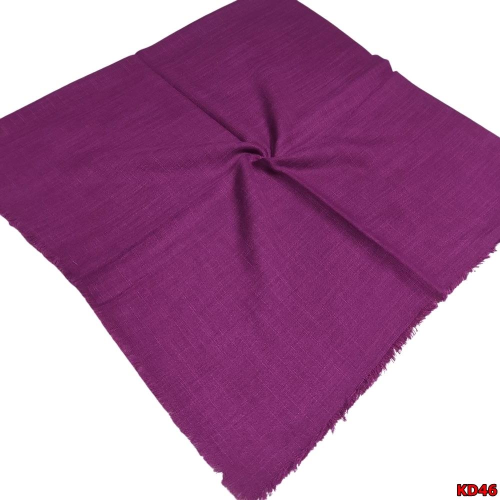  Kampanyalı Düz Renk Flamlı Eşarp(KD46)