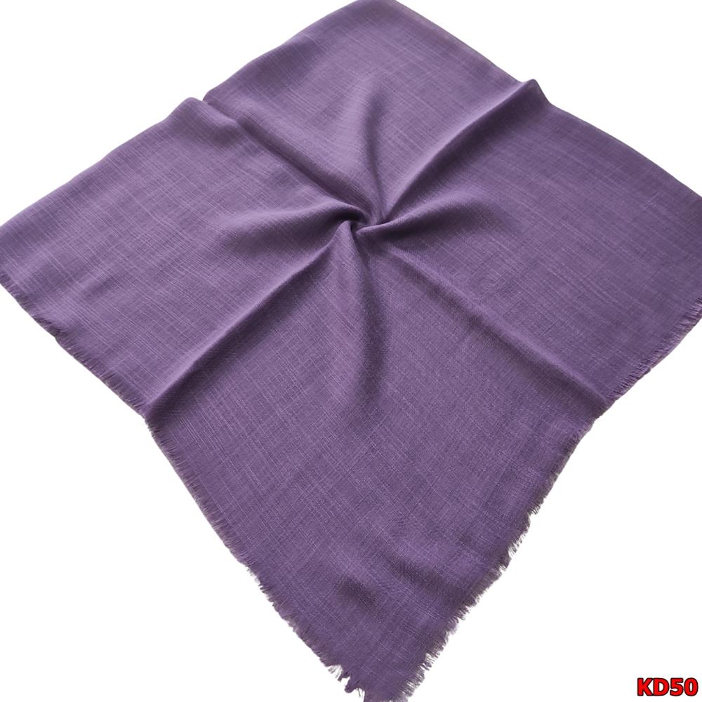  Kampanyalı Düz Renk Flamlı Eşarp(KD50)