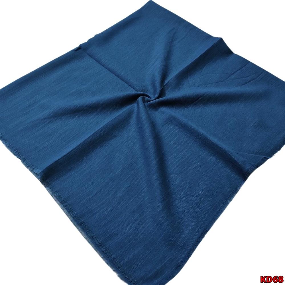  Kampanyalı Düz Renk Flamlı Eşarp(KD68)