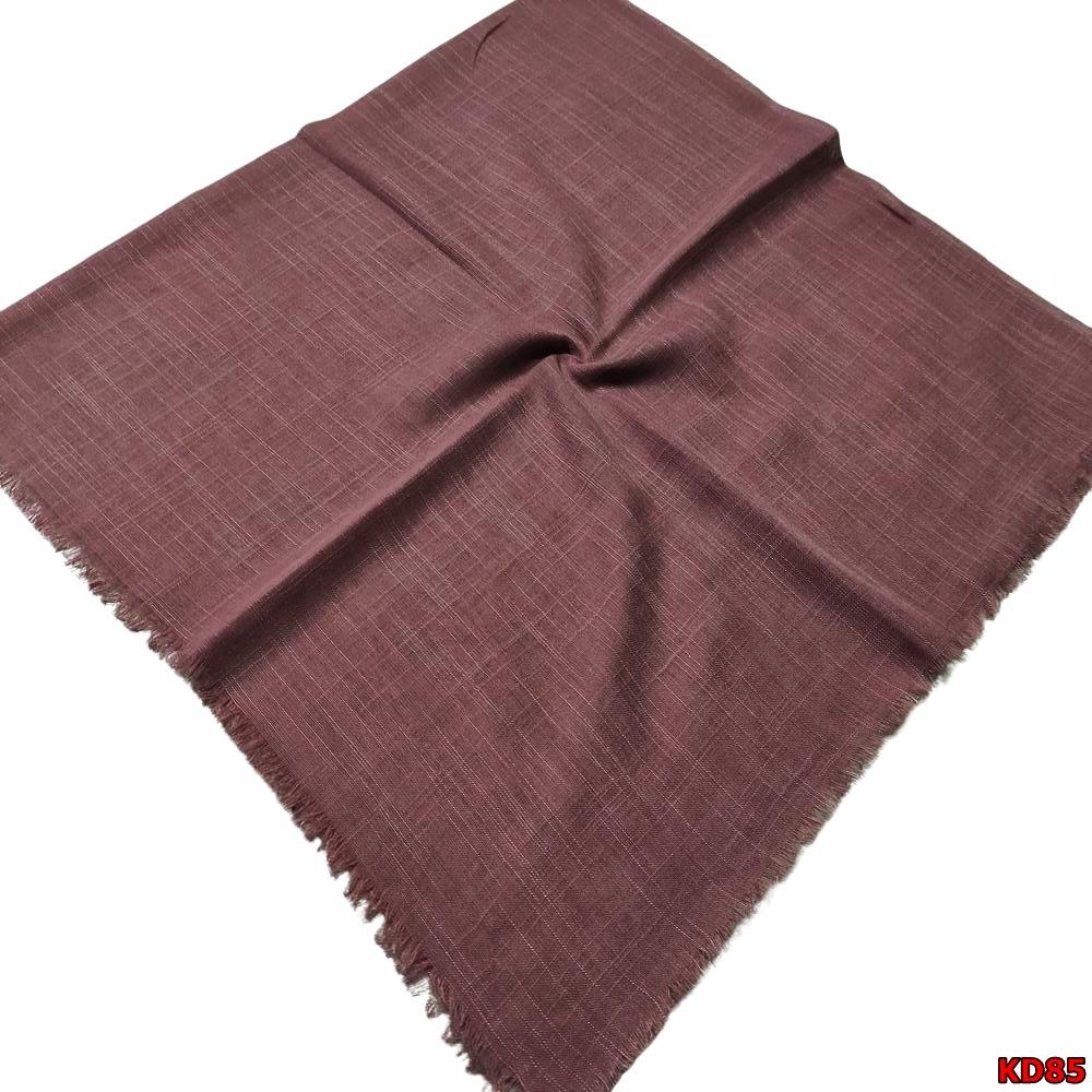  Kampanyalı Düz Renk Flamlı Eşarp(KD85)
