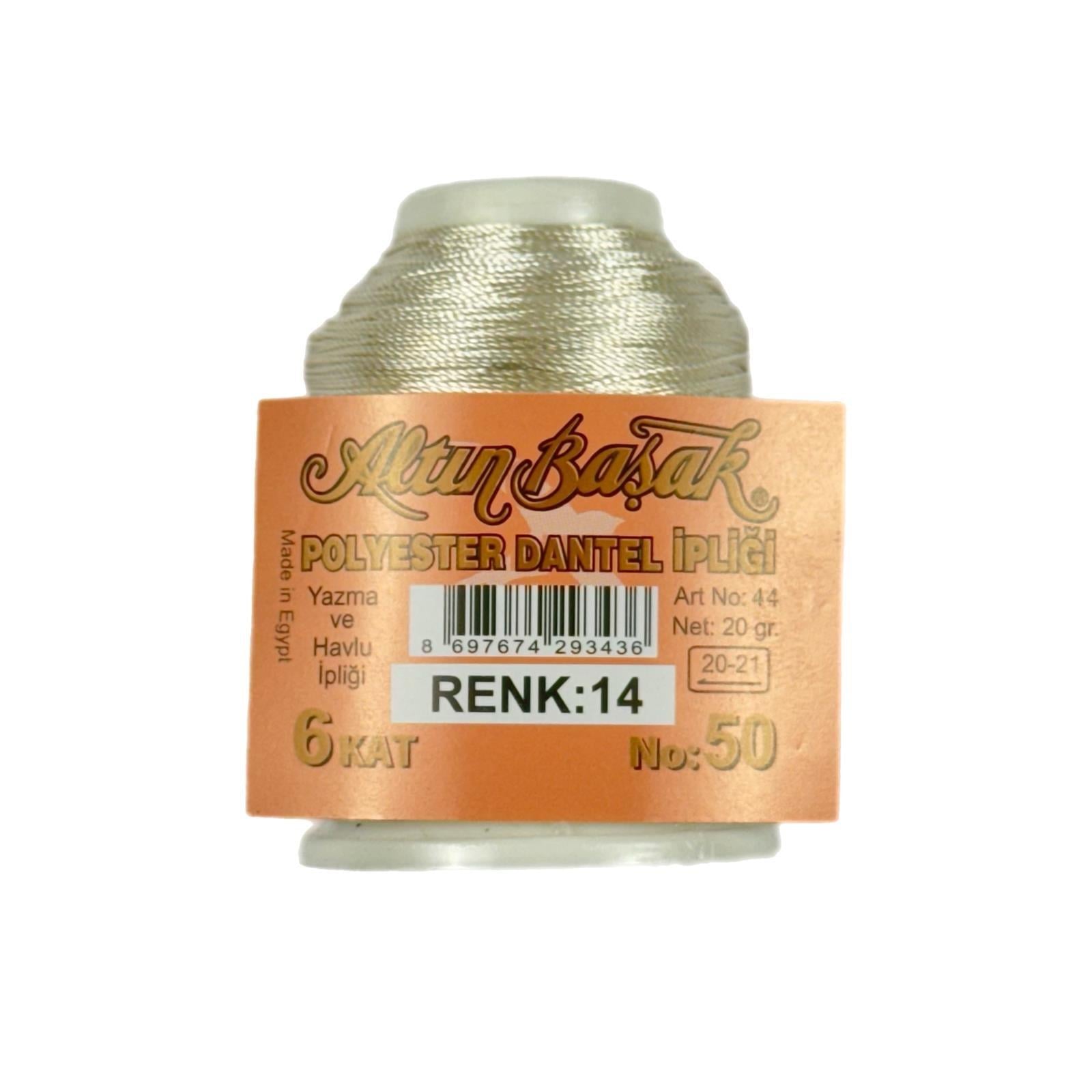 Altınbaşak 20 Gr. Polyester Oya İpi (No-014)