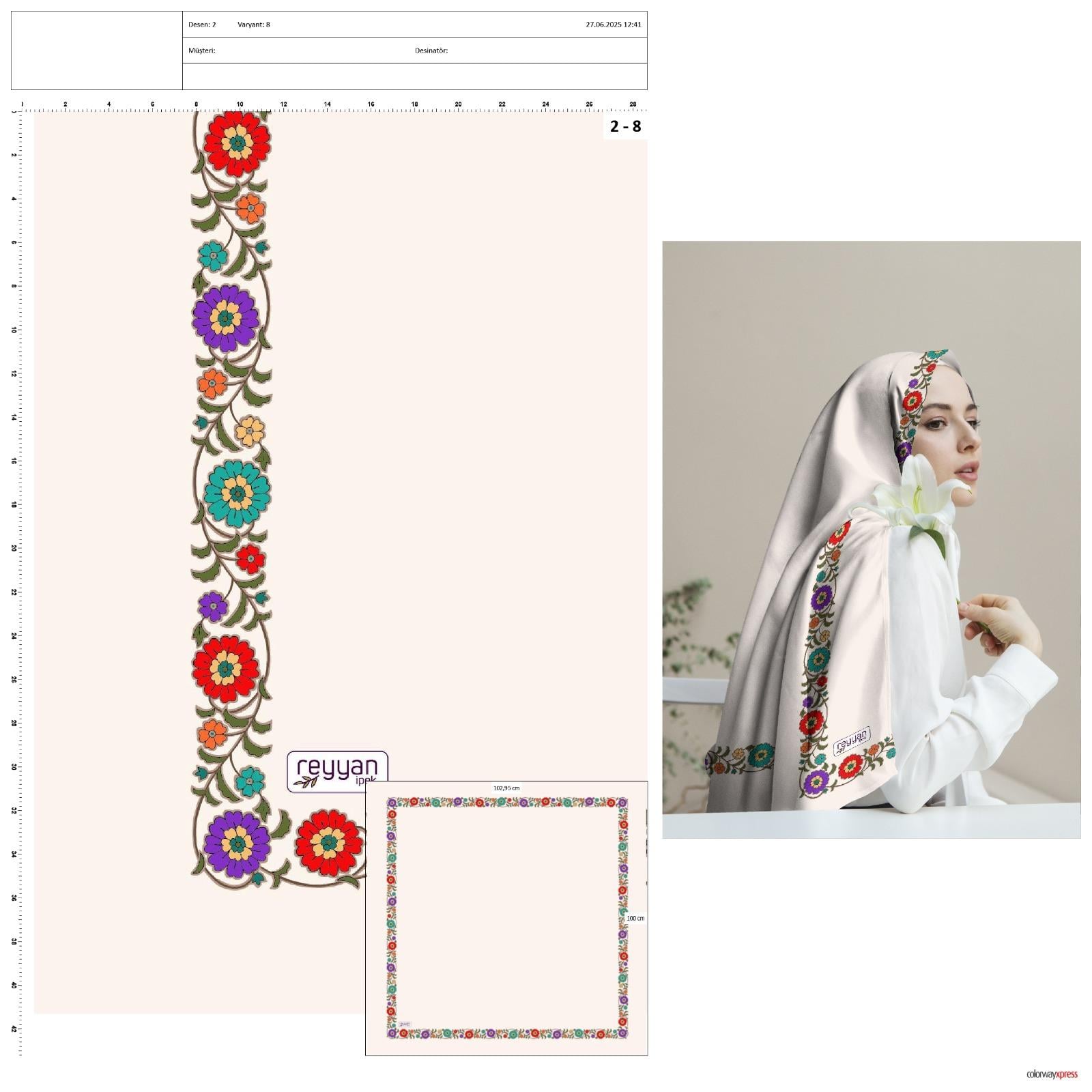 Reyyan İpek Oyalık Yazma(244-8)