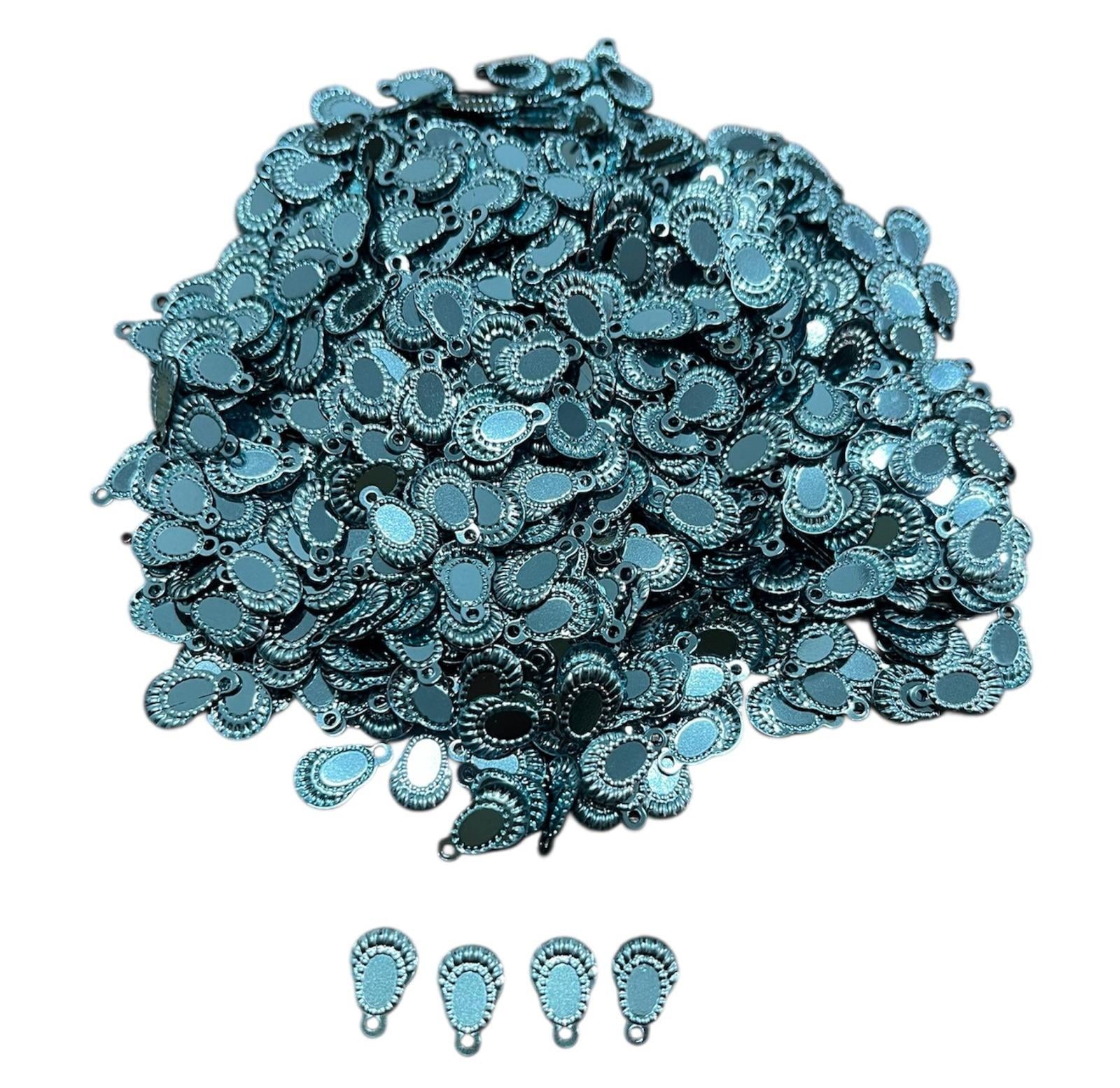 Pleksi Oya İşleme Pulu Hürrem Küpe Pul 50 gr. İndigo (pul06-19)