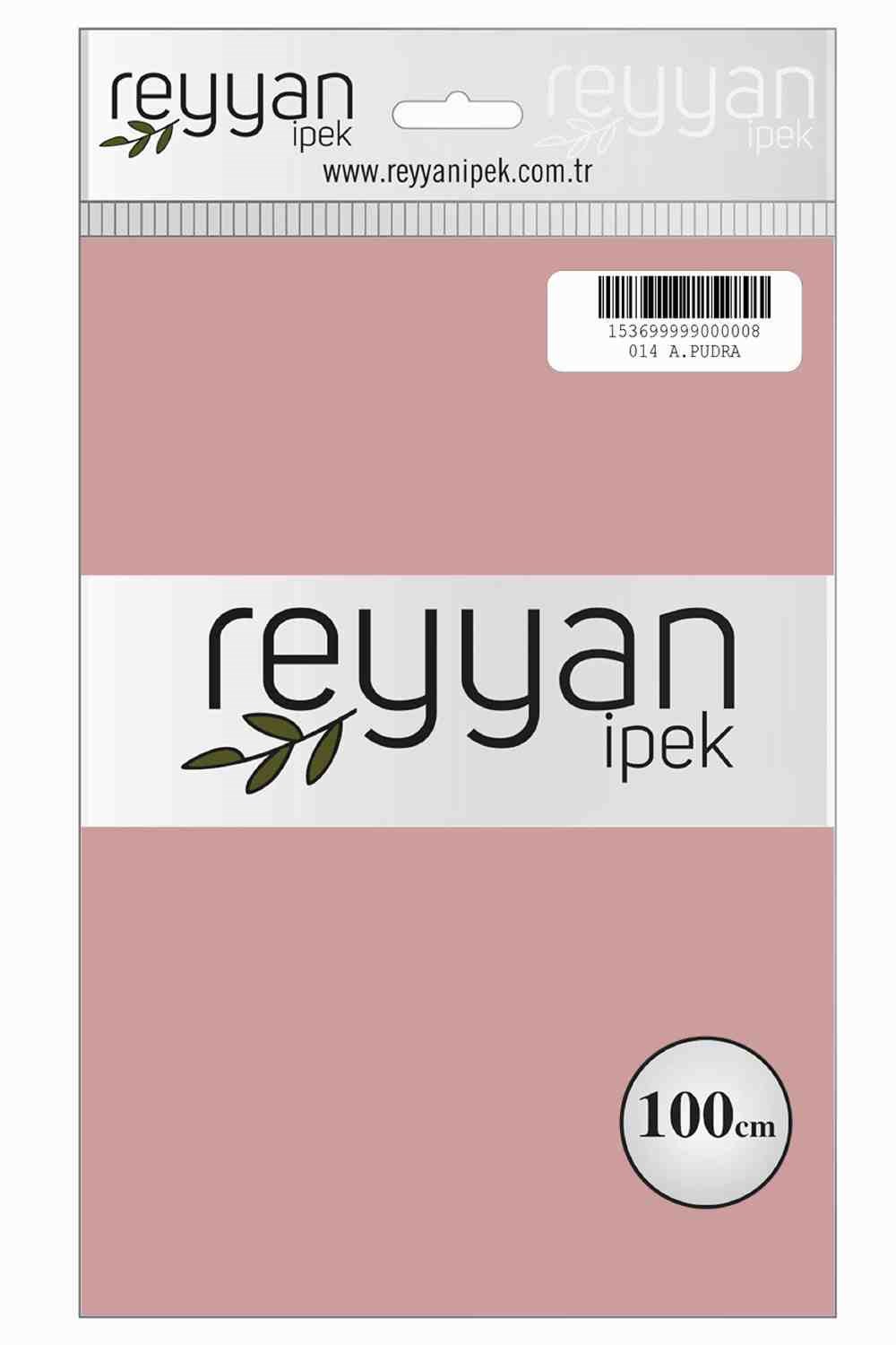 Reyyan Düz Renk Poşetli Yazma (A. Pudra)