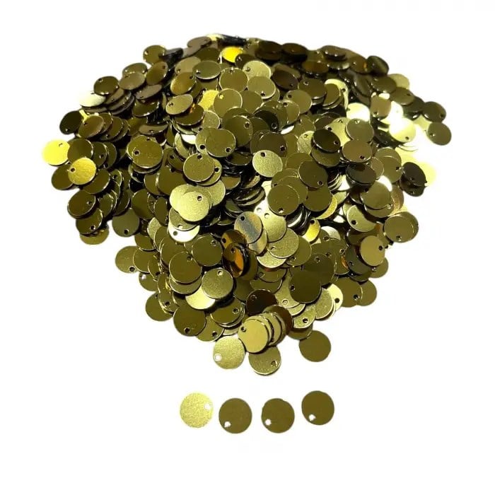 Pleksi Küçük Halka Oya İşleme Pulu 50 gr. Gold (pul03-06)