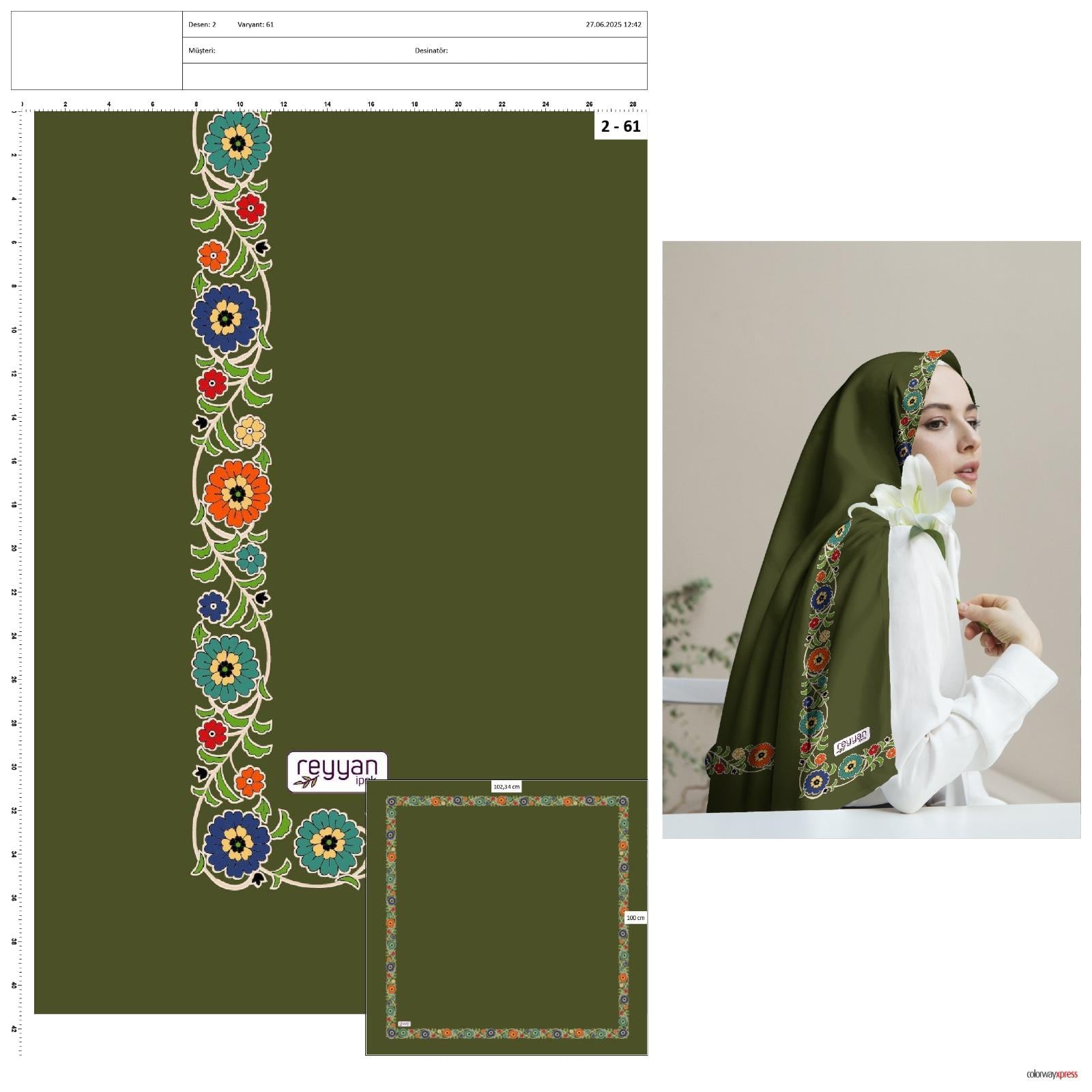 Reyyan İpek Oyalık Yazma(244-61)