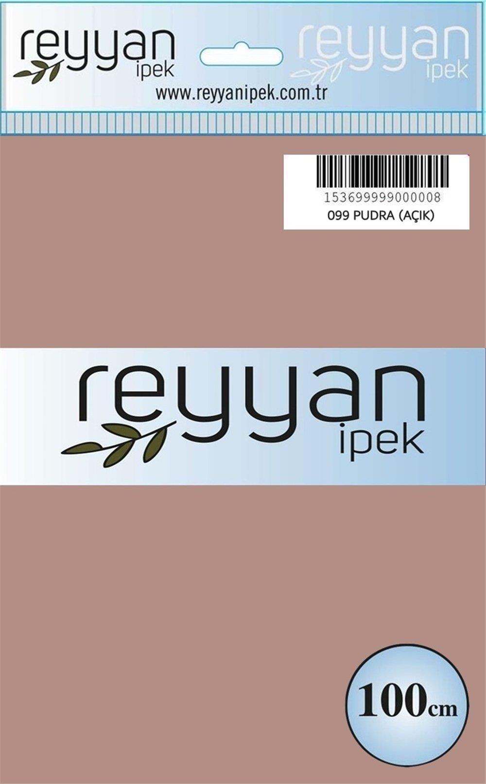 Reyyan Düz Renk Poşetli Yazma (Pudra(Açık))