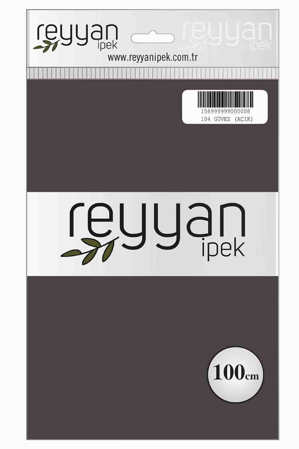 Reyyan Düz Renk Poşetli Yazma (Güvez Açık)