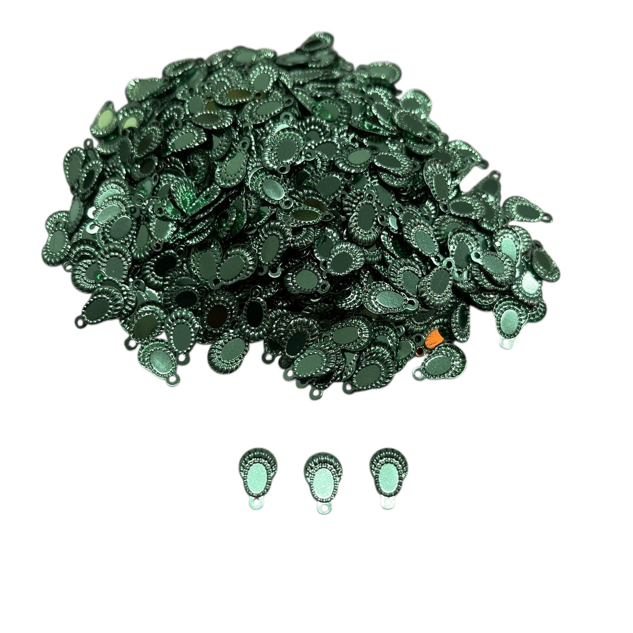 Pleksi Oya İşleme Pulu Hürrem Küpe Pul 50 gr. Su Yeşili (pul06-08)