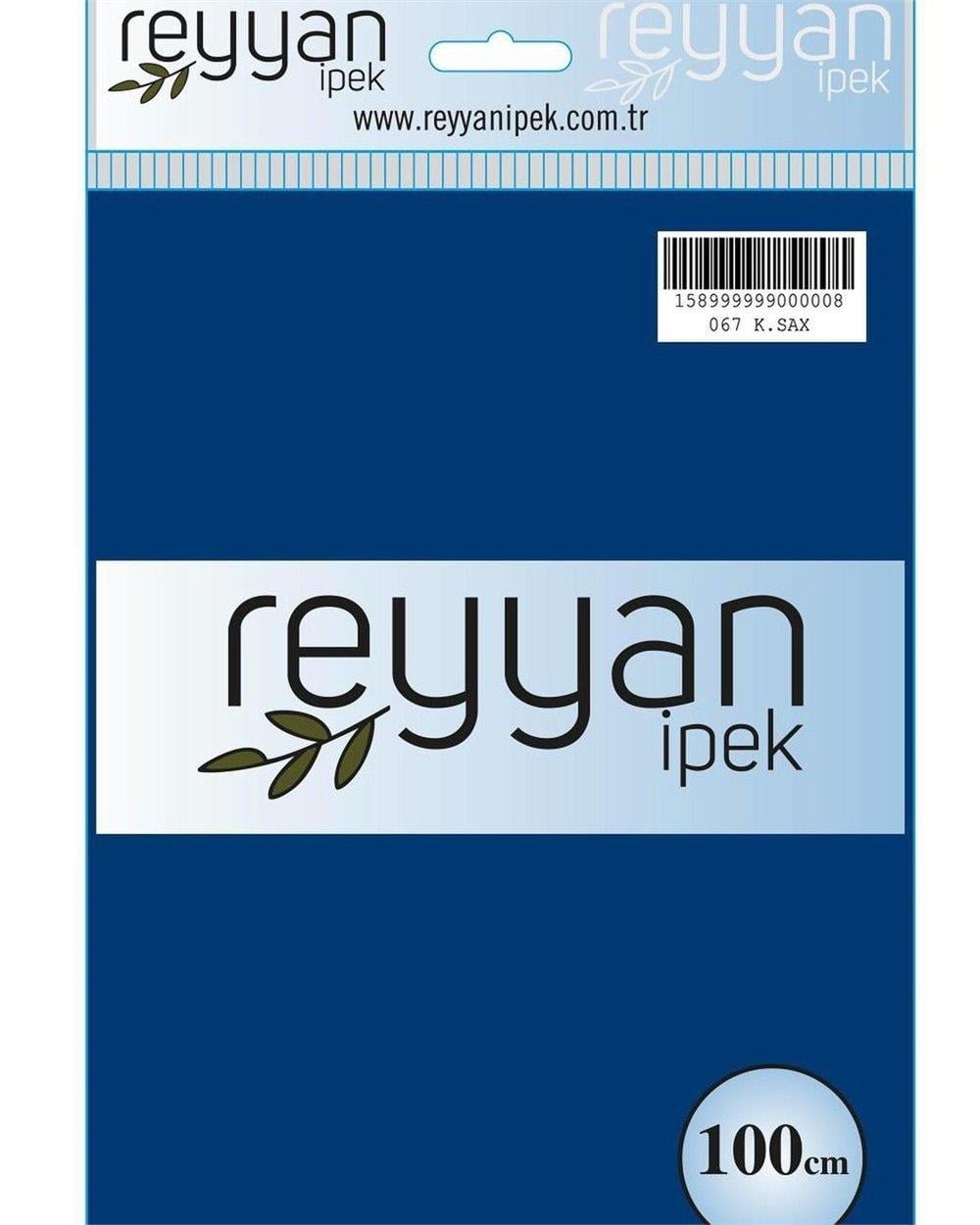 Reyyan Düz Renk Poşetli Yazma (K.Saks)
